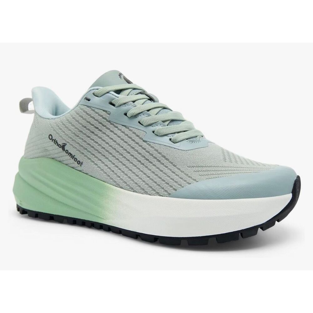 OrthoComfoot Men's Orthopedic Plantar Fasciitis Shoes: Wide Toe Box Size 11